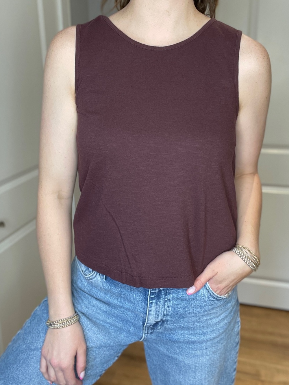 Pistache Bordeaux Tank Top